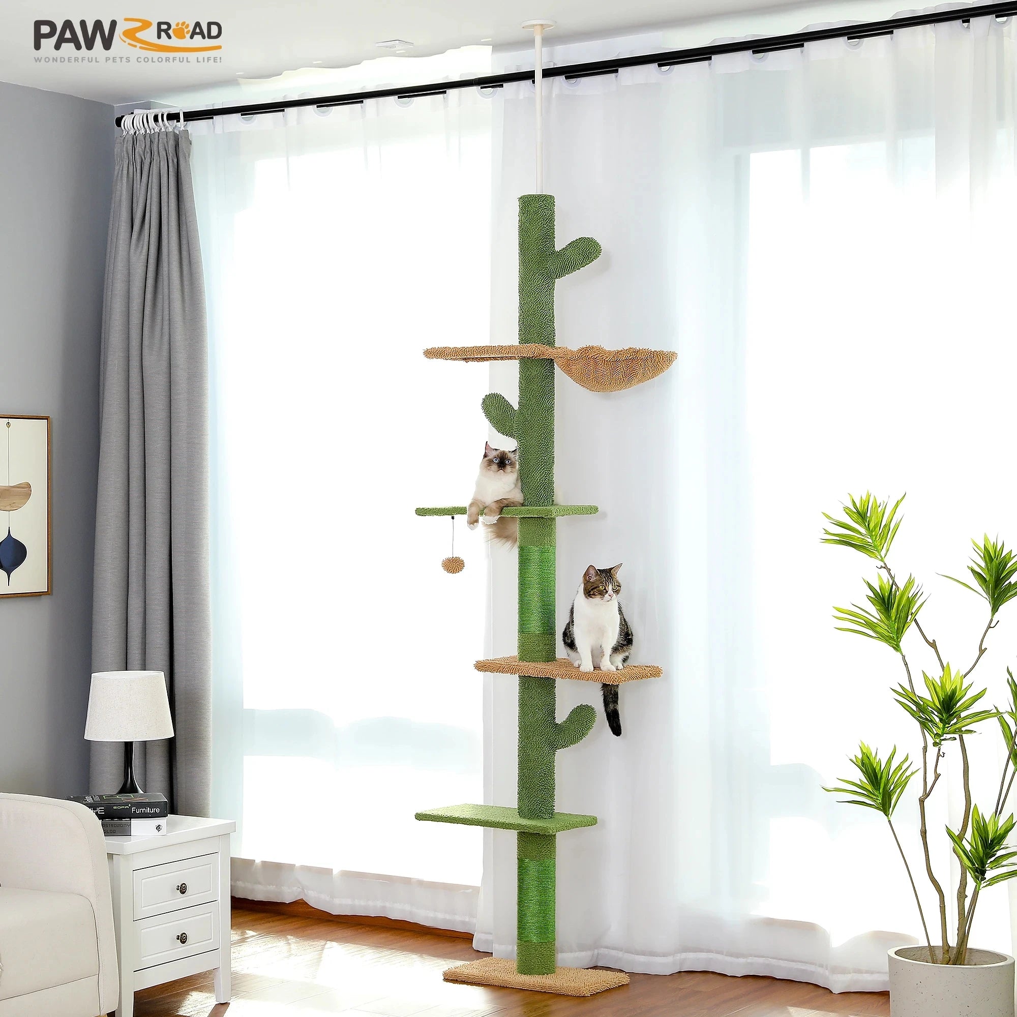 Cactus Cat Tree: 5-Tier Tower