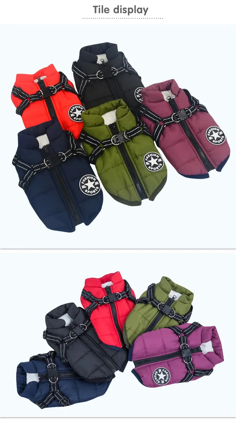 Harness Dog Coat L-XL