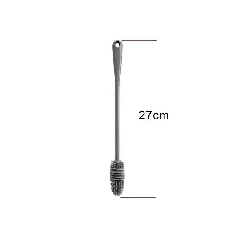 Pet Silicone Bottle Brush with Flexible Bristles
