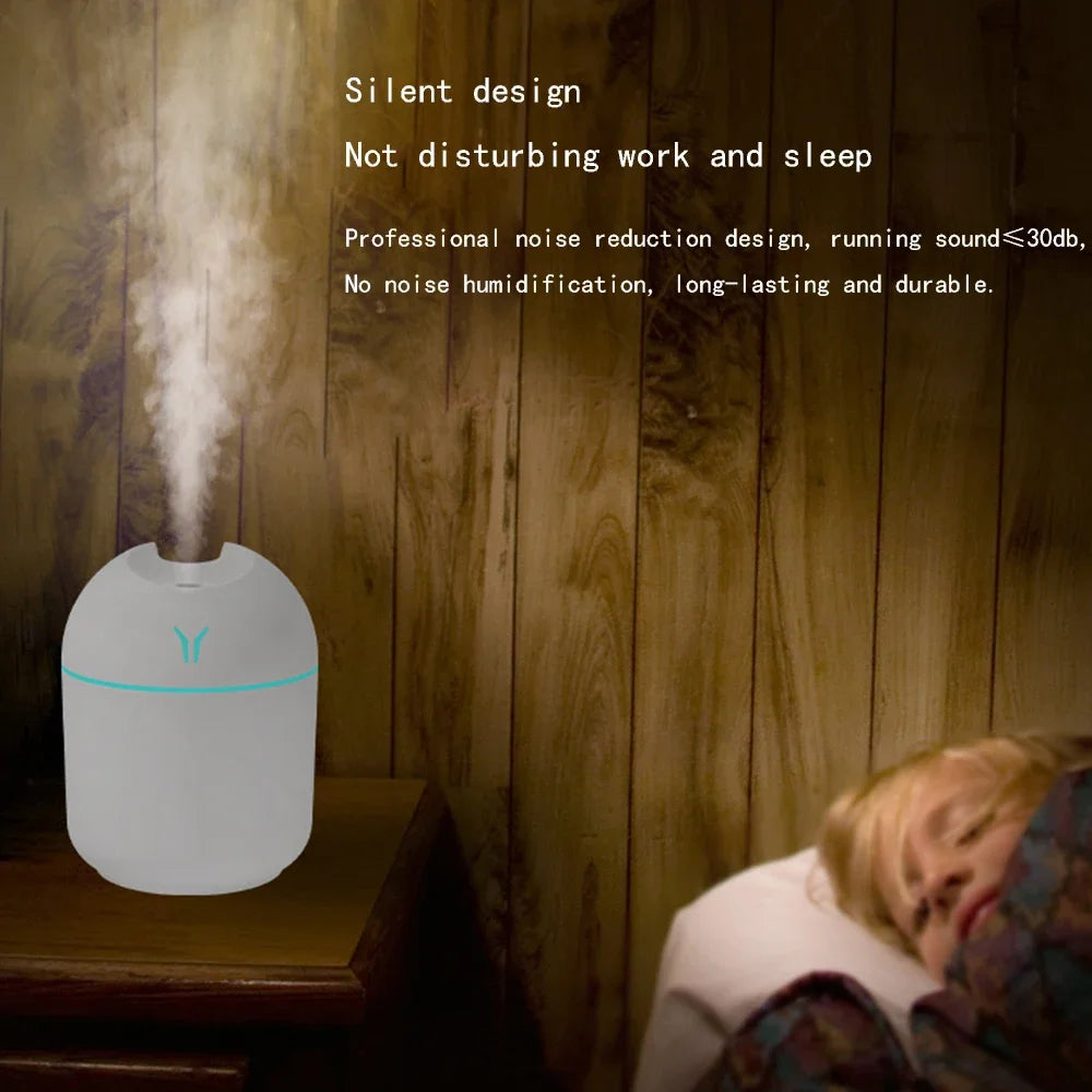 Mini USB Humidifier LED