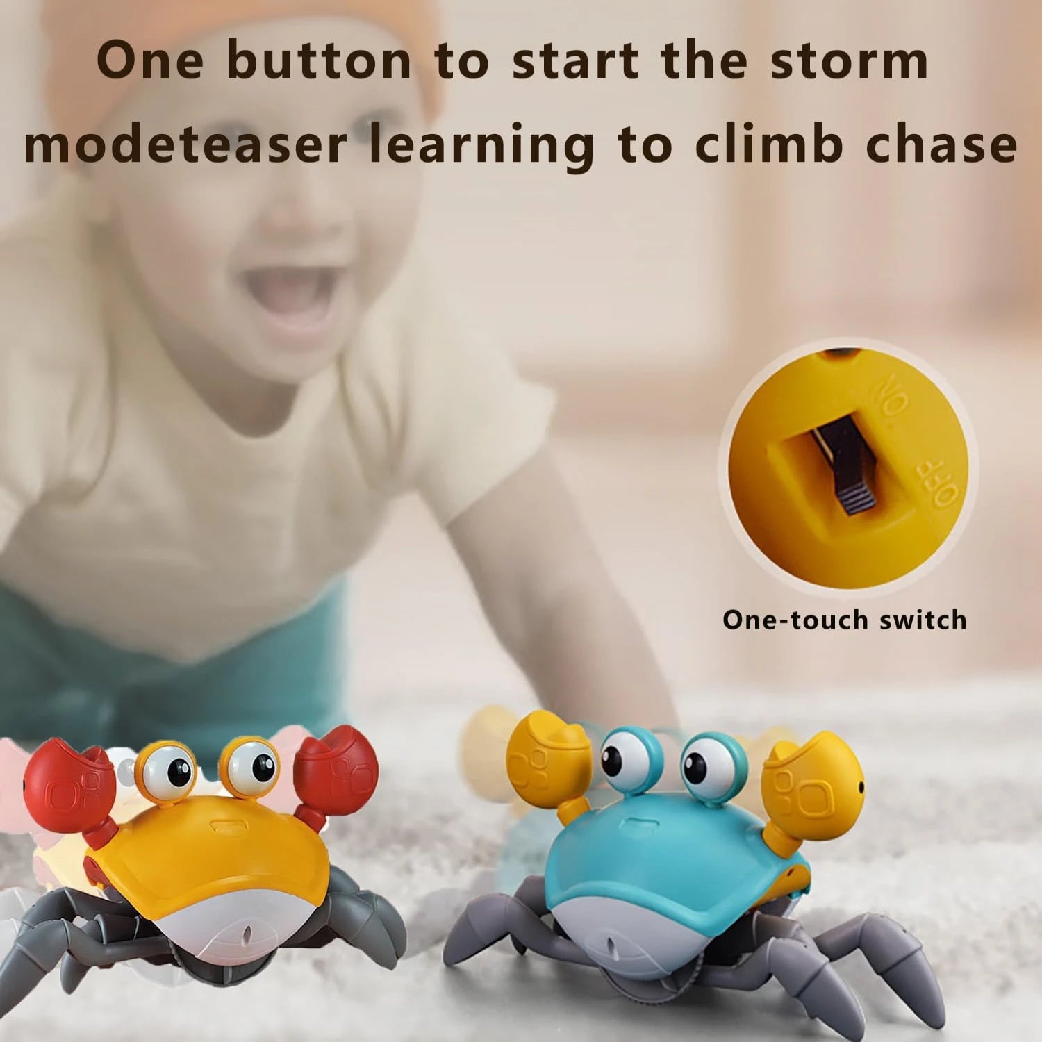 Musical Dancing Crab Toy for Cats and Dogs