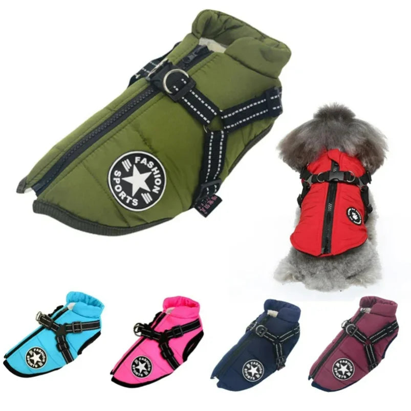 Harness Dog Coat L-XL