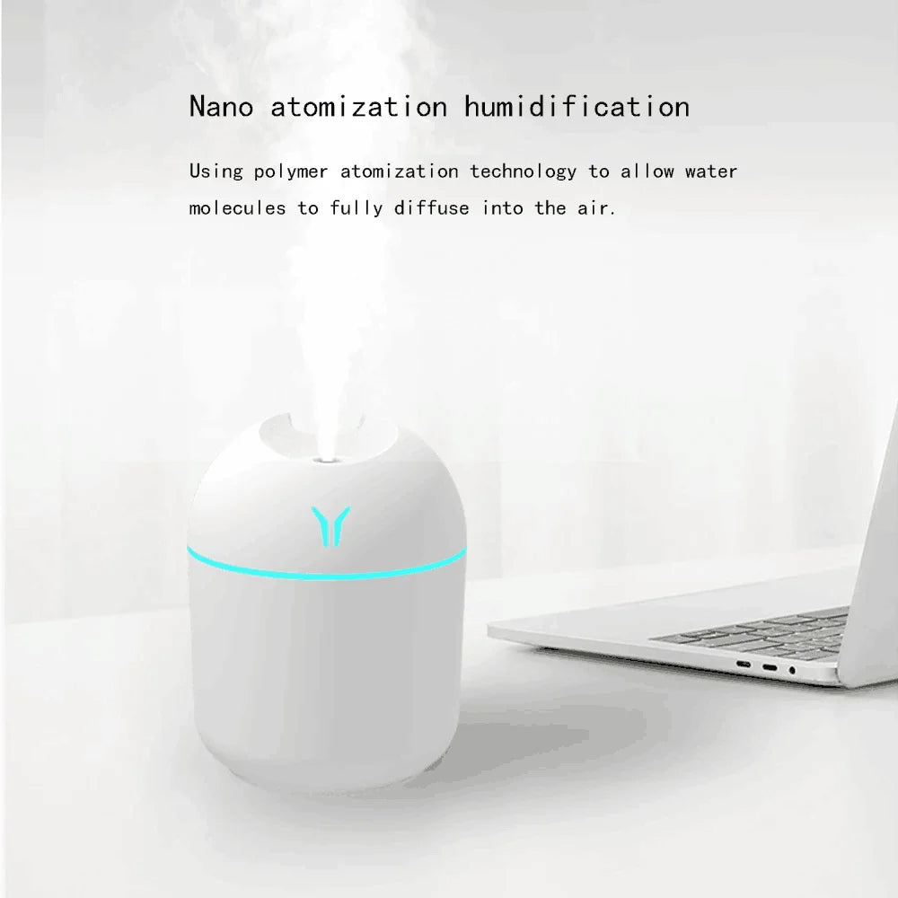 Mini USB Humidifier LED