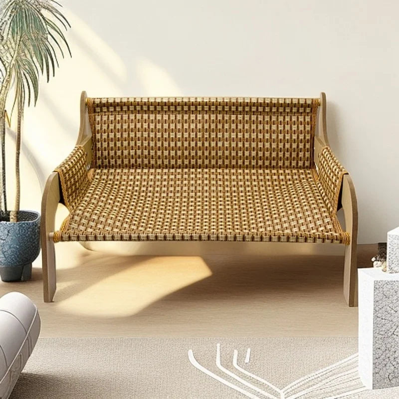 2-In-1 Summer Cat Sofa Rattan Mat Pet Sofa Cats And Dogs Universal Scratch-Resistant Pet Products