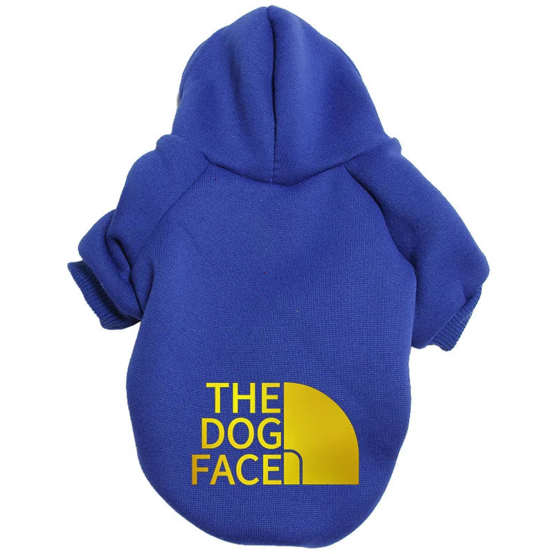 Pet Hoodies Clothes Winter Warm Dog Hoodie Large Dog Clothing Dog Fans Fashion For Chihuahua French Bulldog Costume