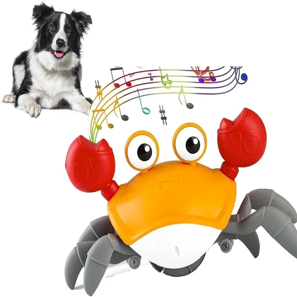 Musical Dancing Crab Toy for Cats and Dogs