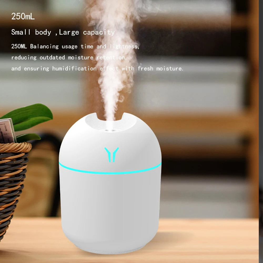 Mini USB Humidifier LED