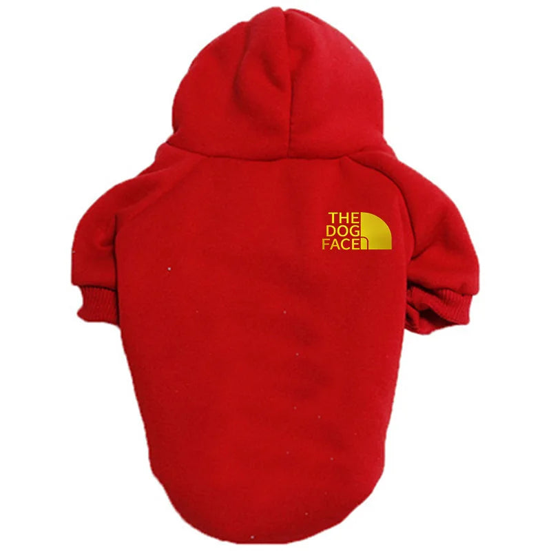 Pet Hoodies Clothes Winter Warm Dog Hoodie Large Dog Clothing Dog Fans Fashion For Chihuahua French Bulldog Costume