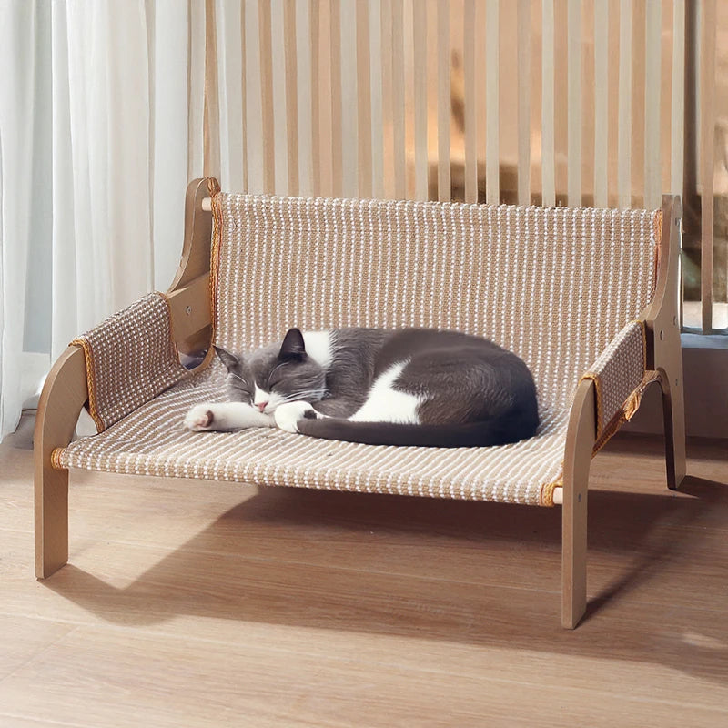 FatCat Rattan Bed - Durable 2-in-1 Lounging Sofa