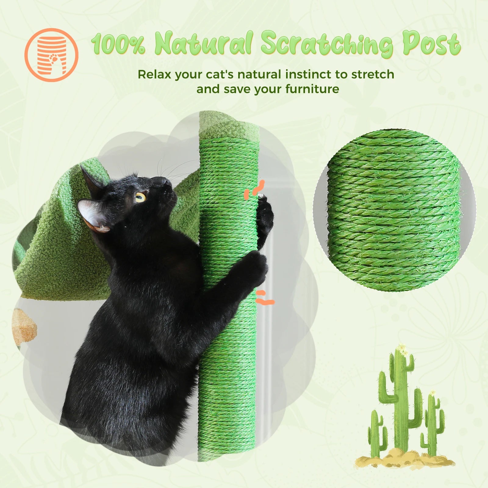 Multi-Level Tall Cat Tree for Indoor Cats Floor to Ceiling Cat Tower with Scratching Posts Cozy Condo Hammock Cat Accessories