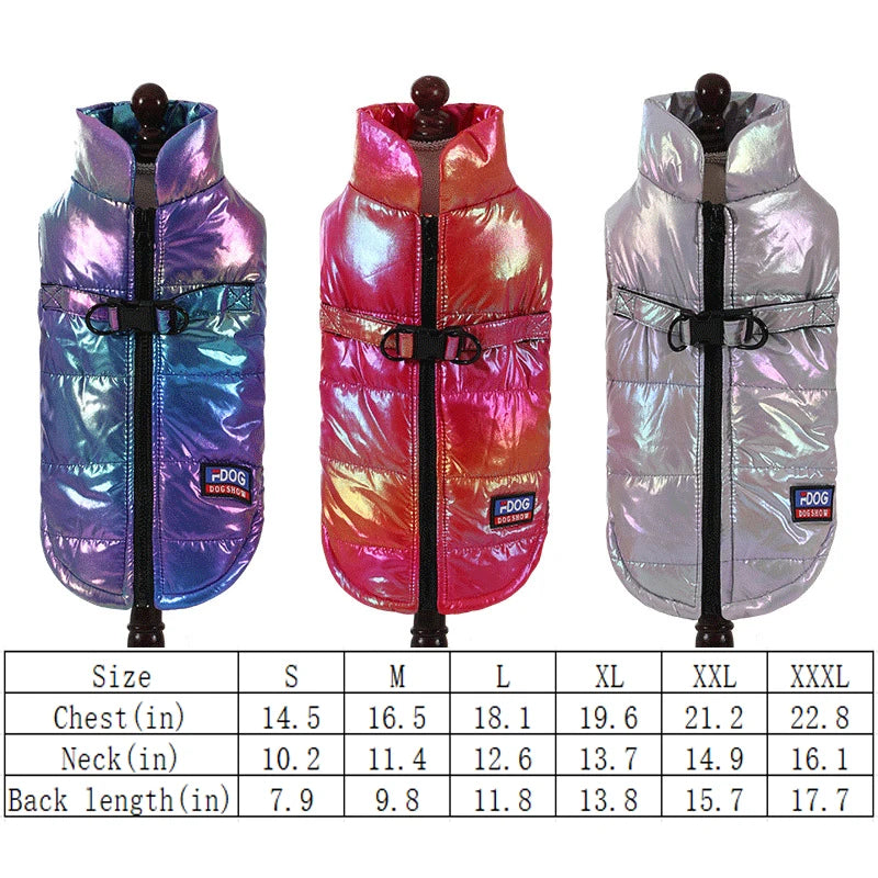 Pet Opal Puffer Vest