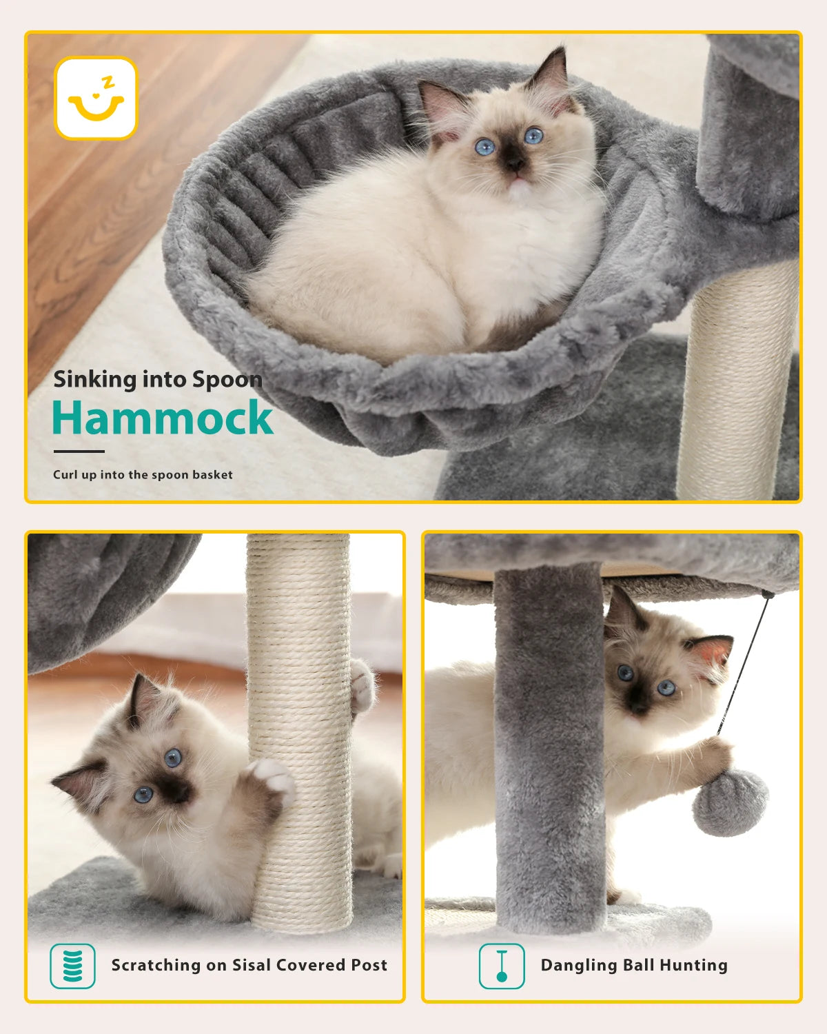 Cat Tree with Hammock