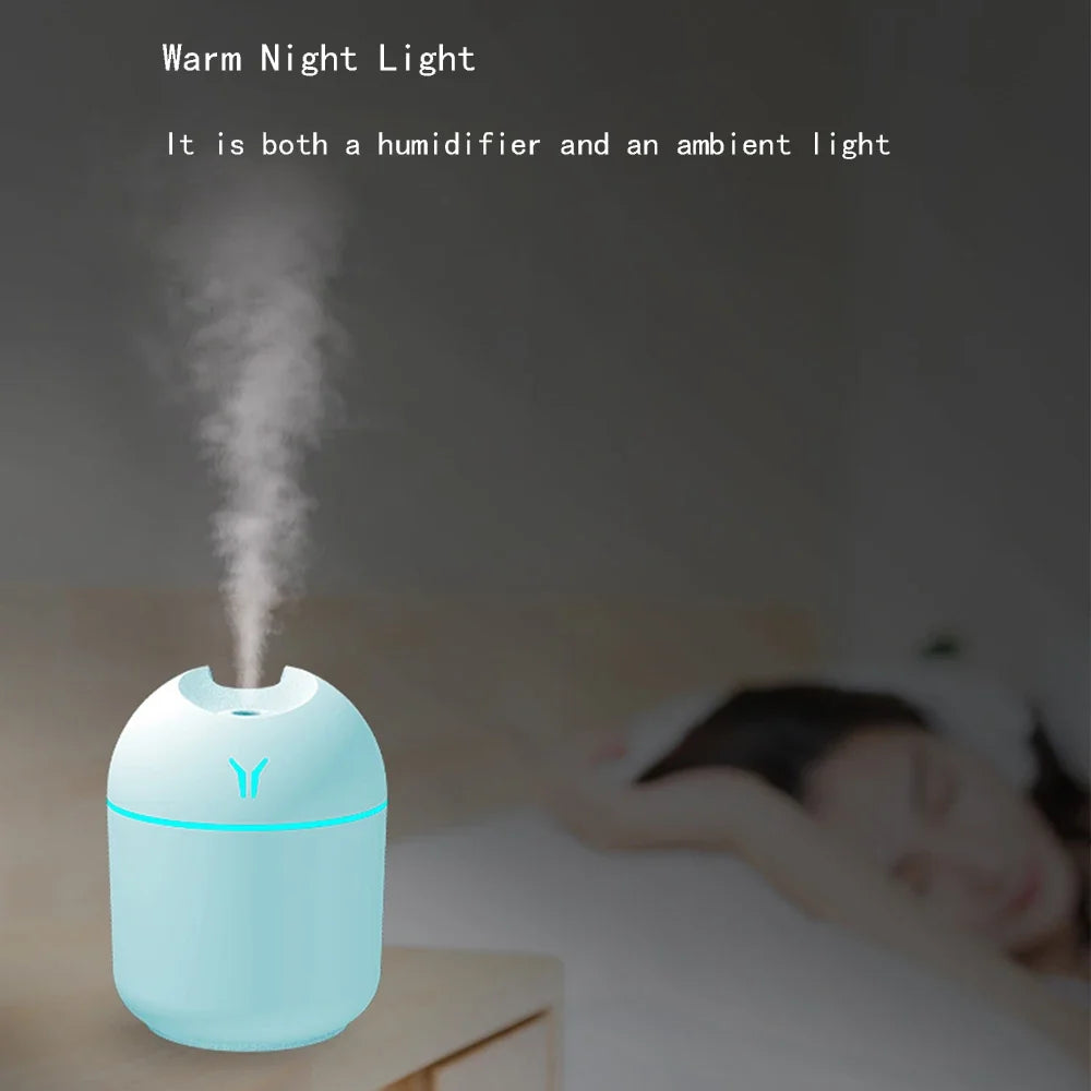 Mini USB Humidifier LED