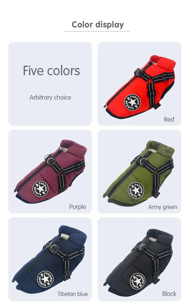 Harness Dog Coat L-XL