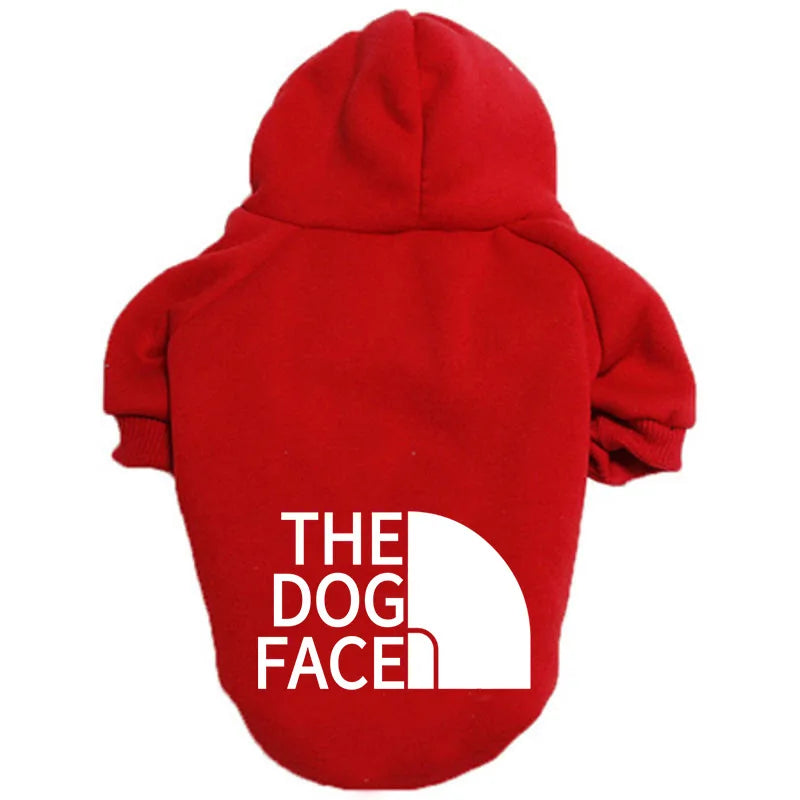 Pet Hoodies Clothes Winter Warm Dog Hoodie Large Dog Clothing Dog Fans Fashion For Chihuahua French Bulldog Costume