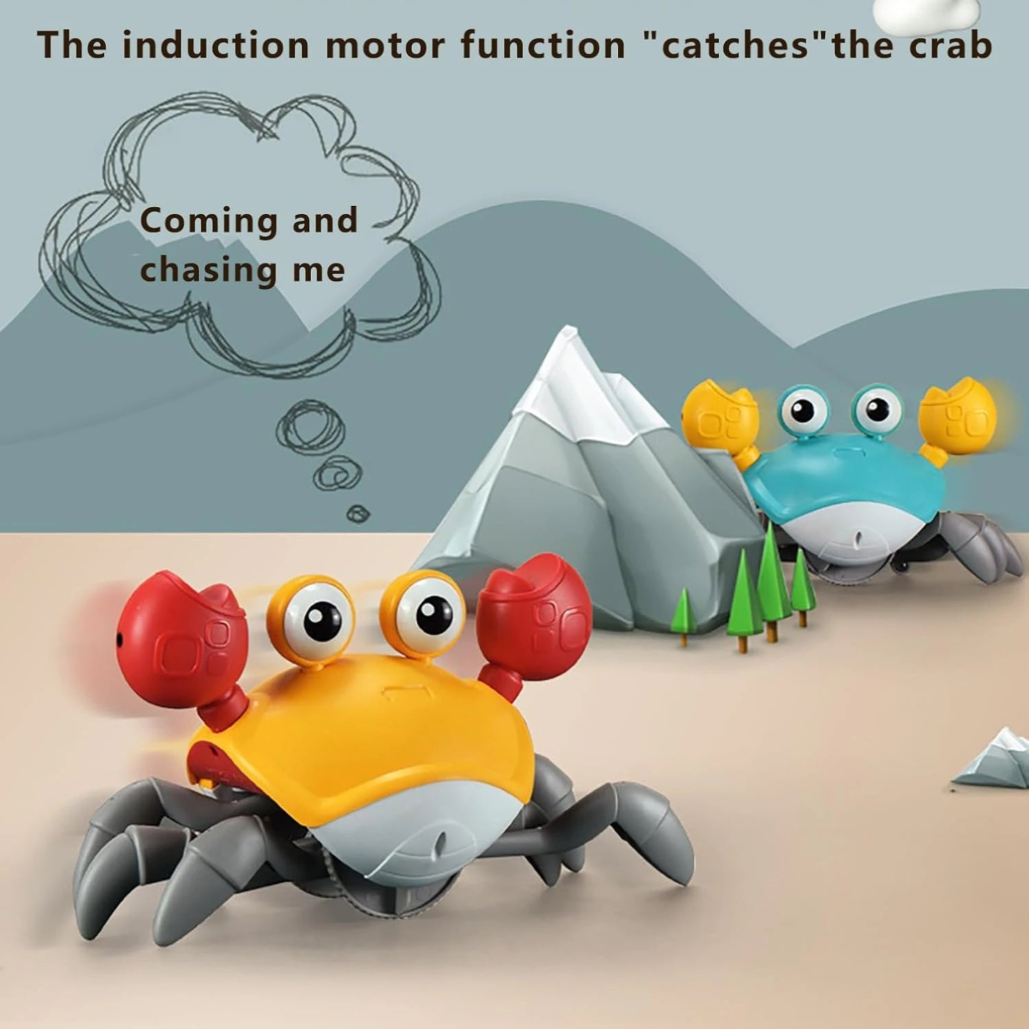 Pet Dancing Crab Toy 2-pack