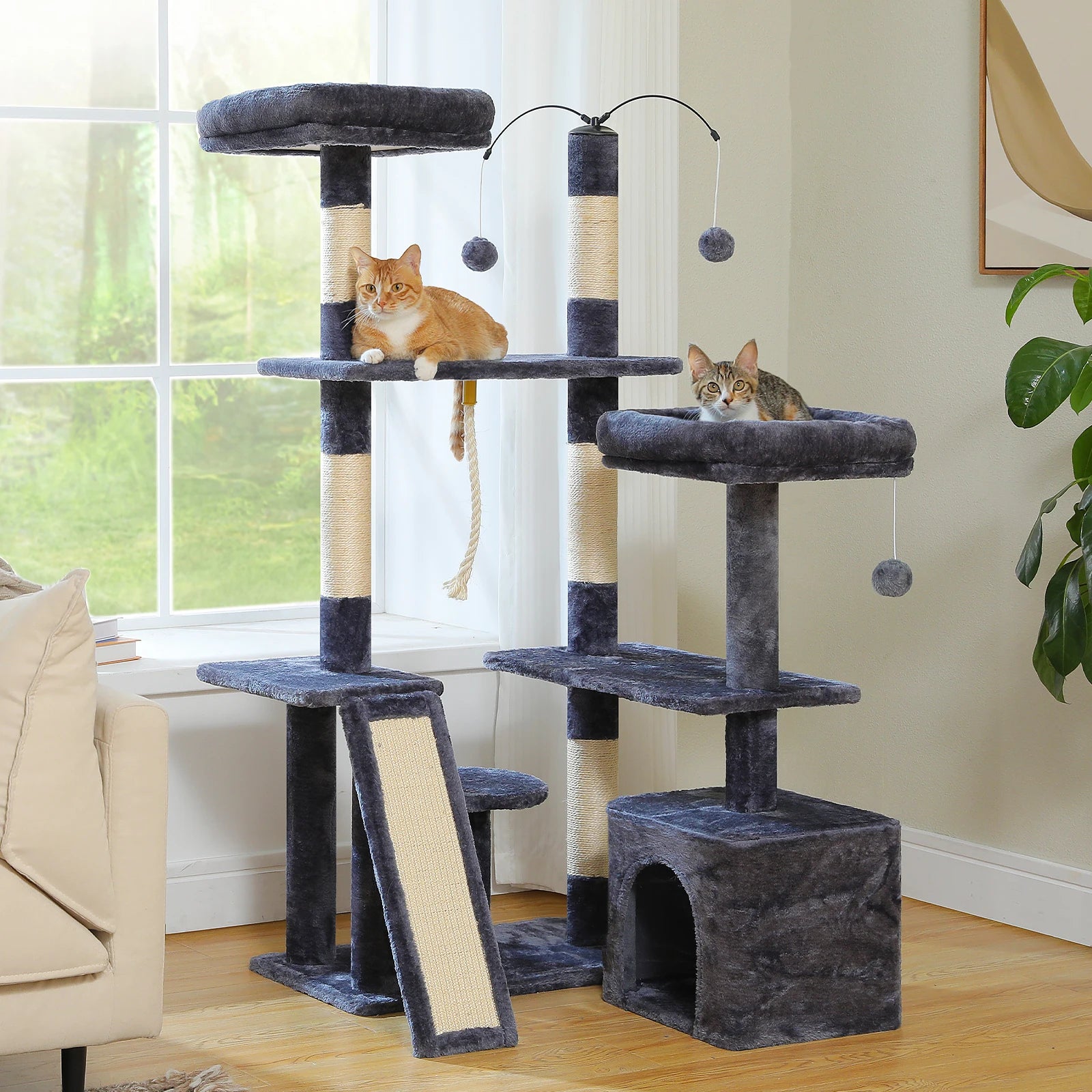 Cat Condo with Sisal Medium