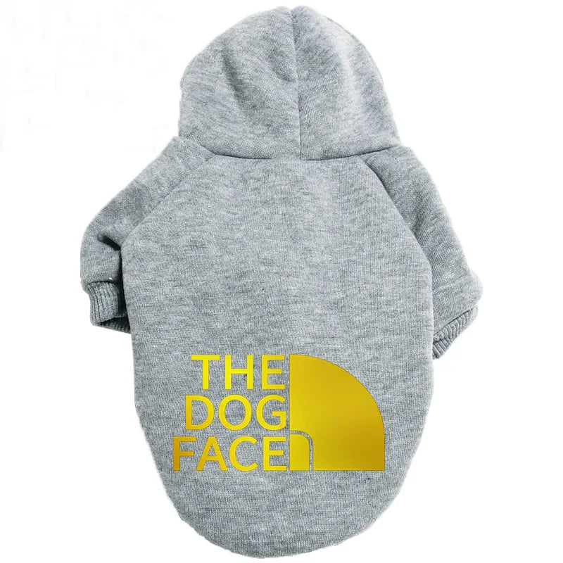 Pet Hoodies Clothes Winter Warm Dog Hoodie Large Dog Clothing Dog Fans Fashion For Chihuahua French Bulldog Costume