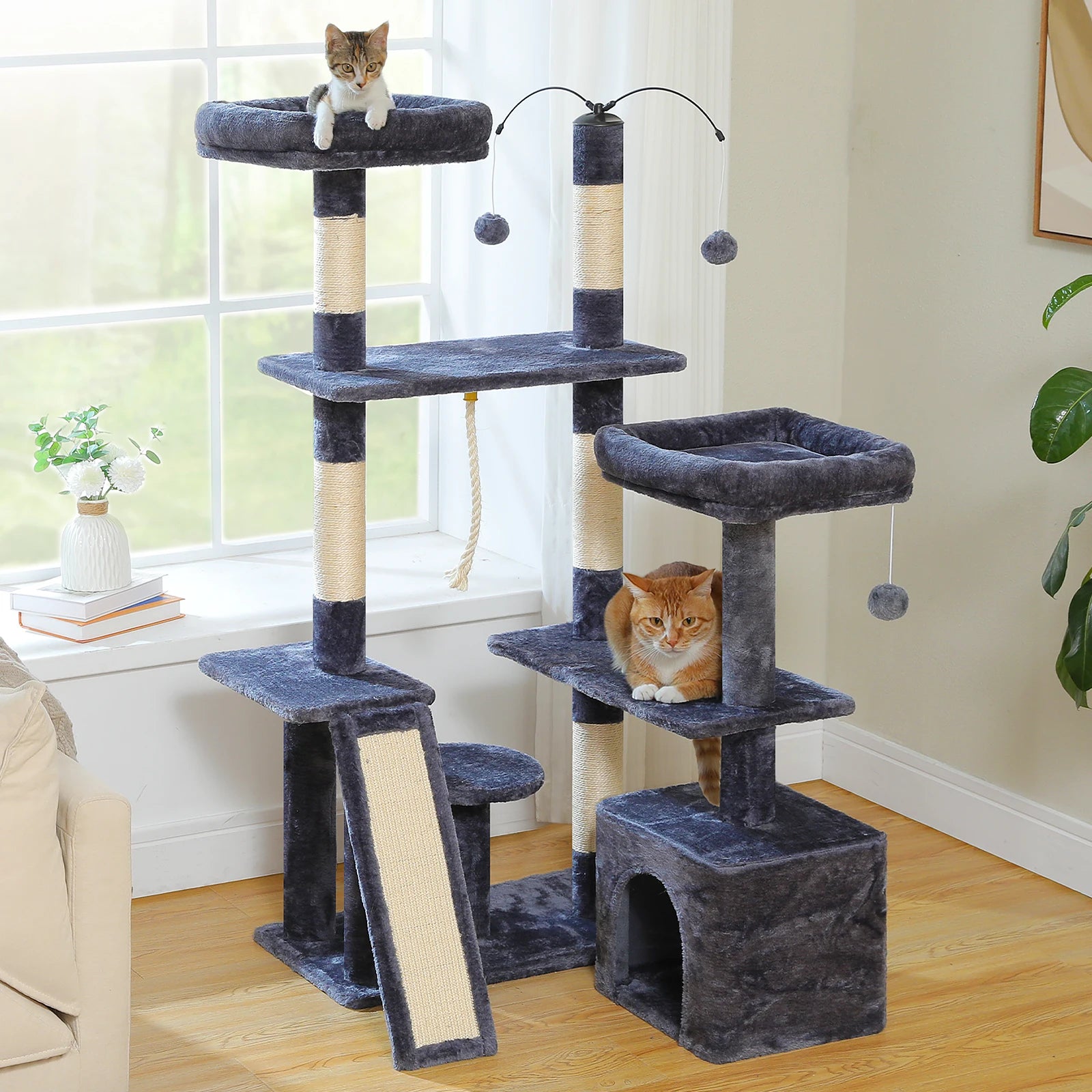 Cat Condo with Sisal Medium