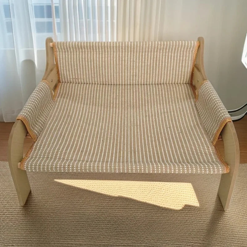 FatCat Rattan Bed - Durable 2-in-1 Lounging Sofa