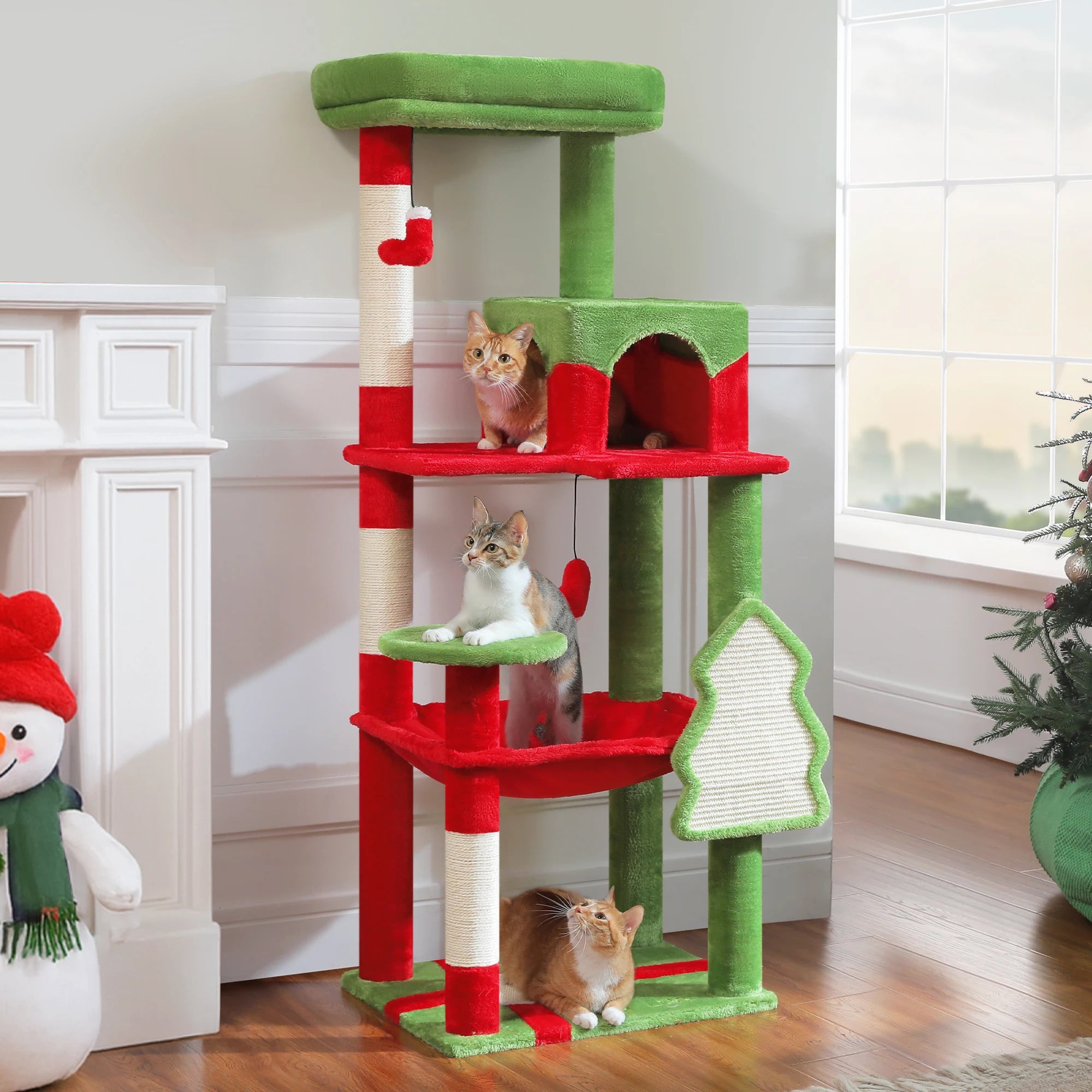 Xmas Cat Condo