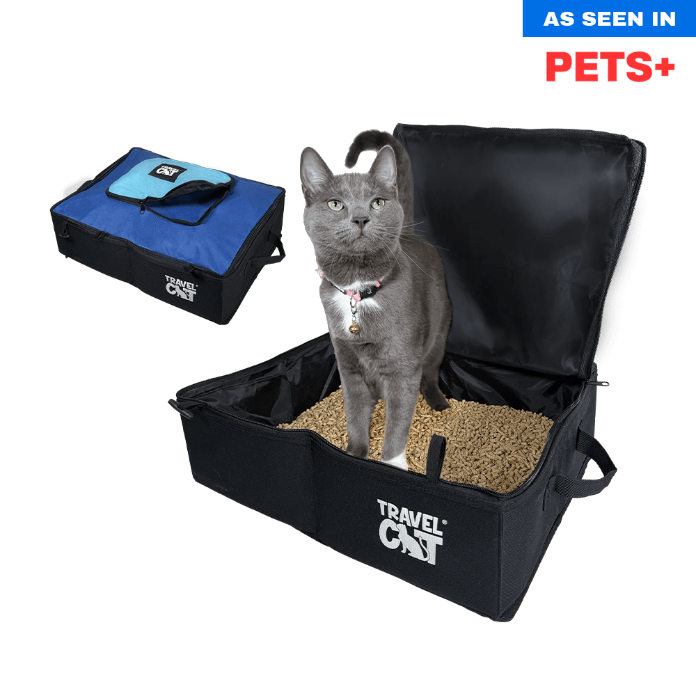 "The Porta-Pawty" Travel Litter Box - Portable Bathroom for Cats