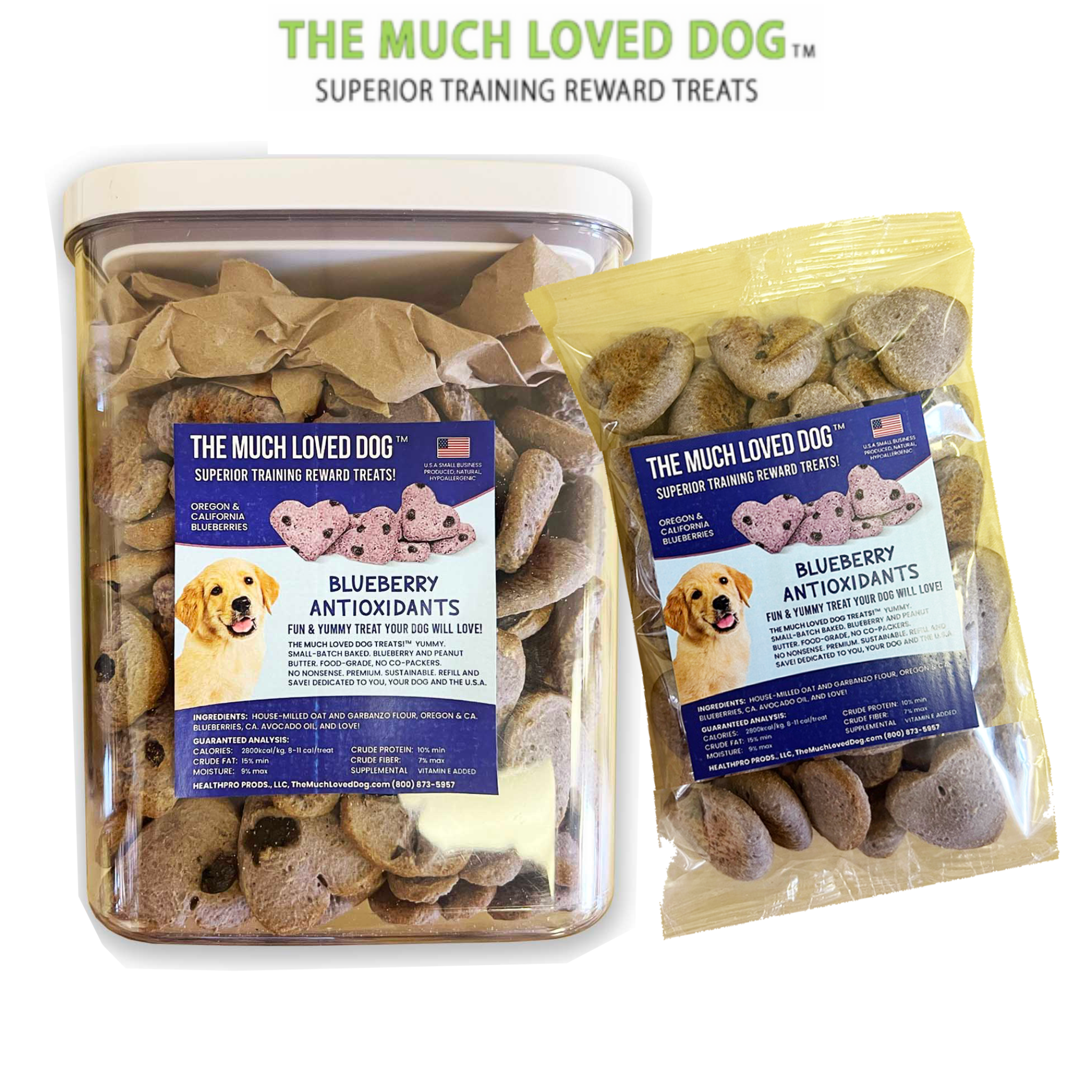Much Loved Dog™ - Blueberry Antioxidant REFILL, 6 oz.