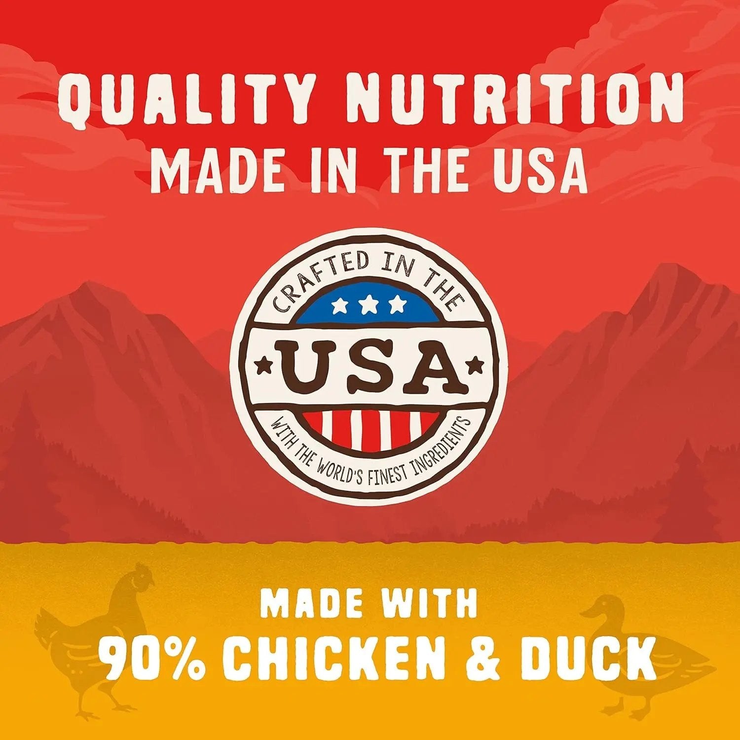 Wild Red Jerky Nuggets - 90% Protein-Rich Chicken & Duck Dog Treats - Grain-Free Training Rewards for All Breeds - Made in USA - 6 Oz Bag