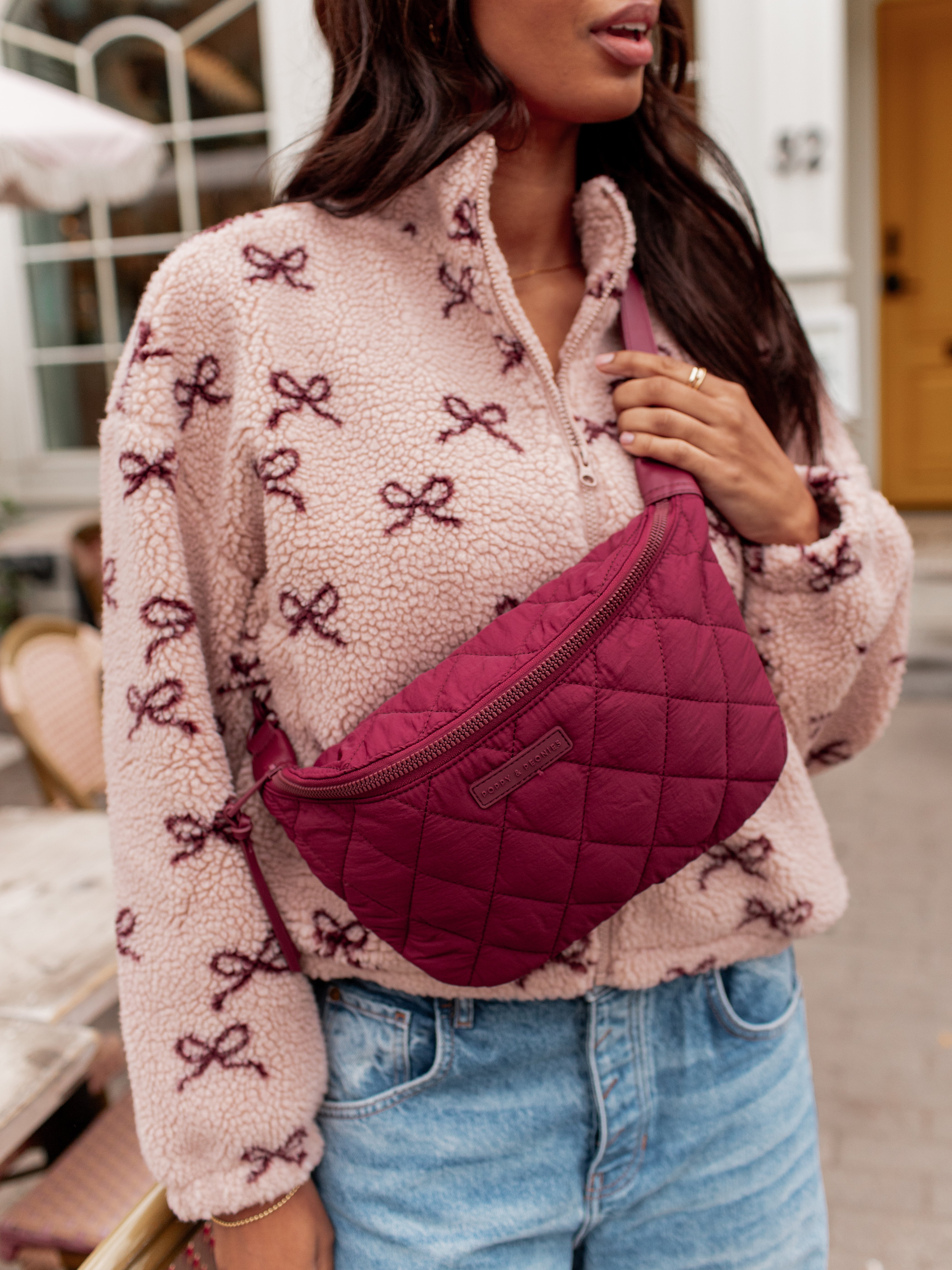 Quilted Large Sidekick Berry