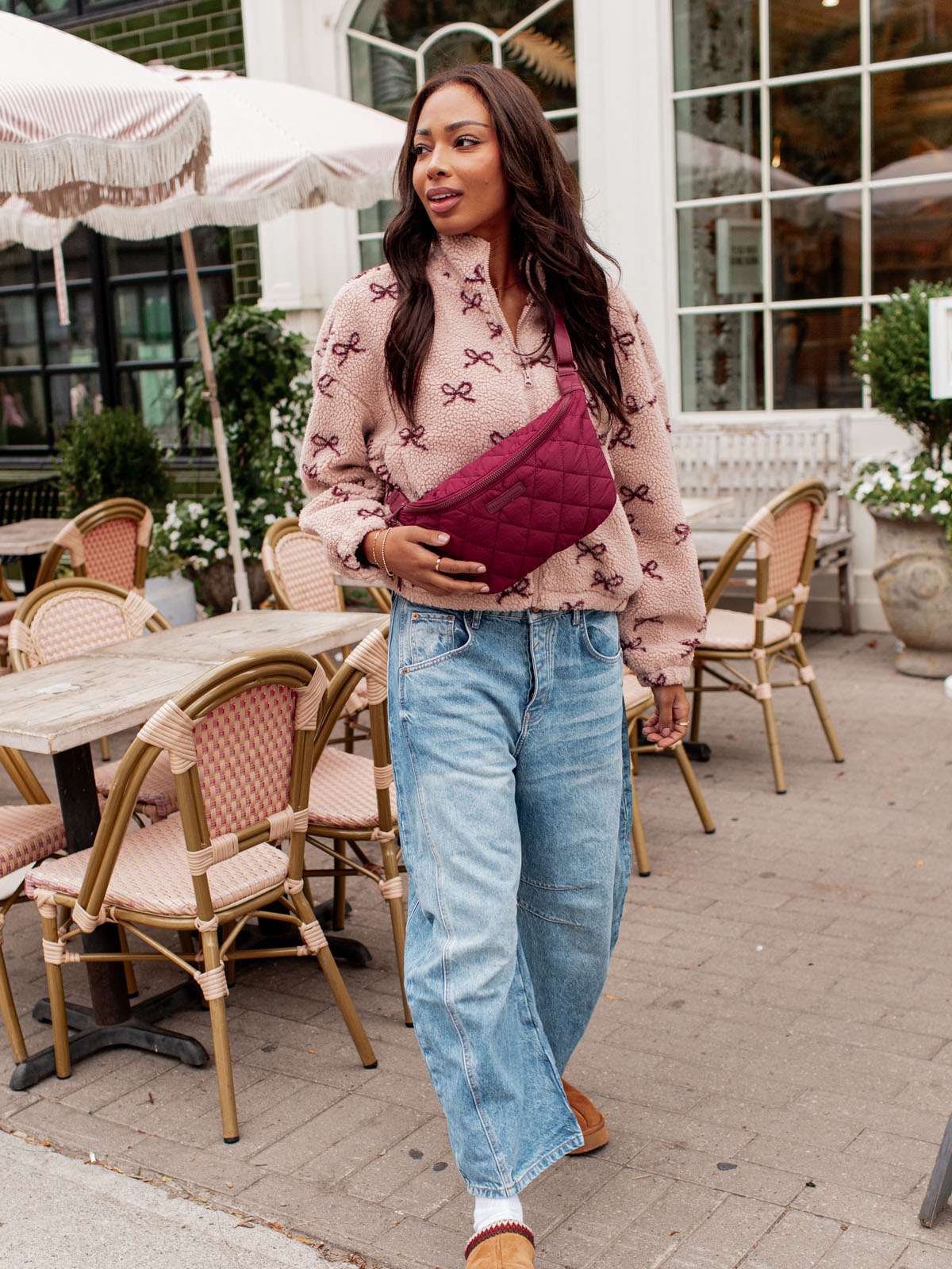 Quilted Large Sidekick Berry