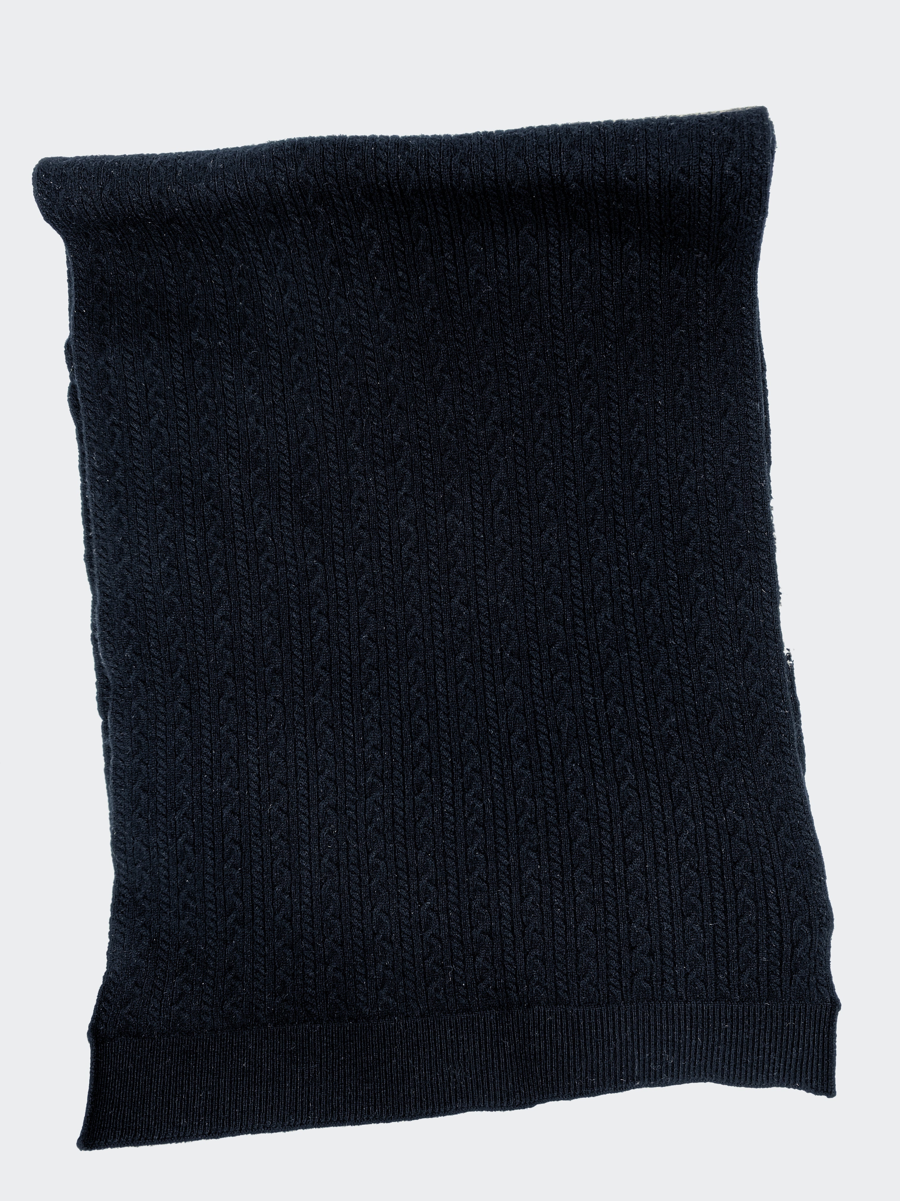 Cashmere Blend Scarf sets for Pets and their humans, Black and White