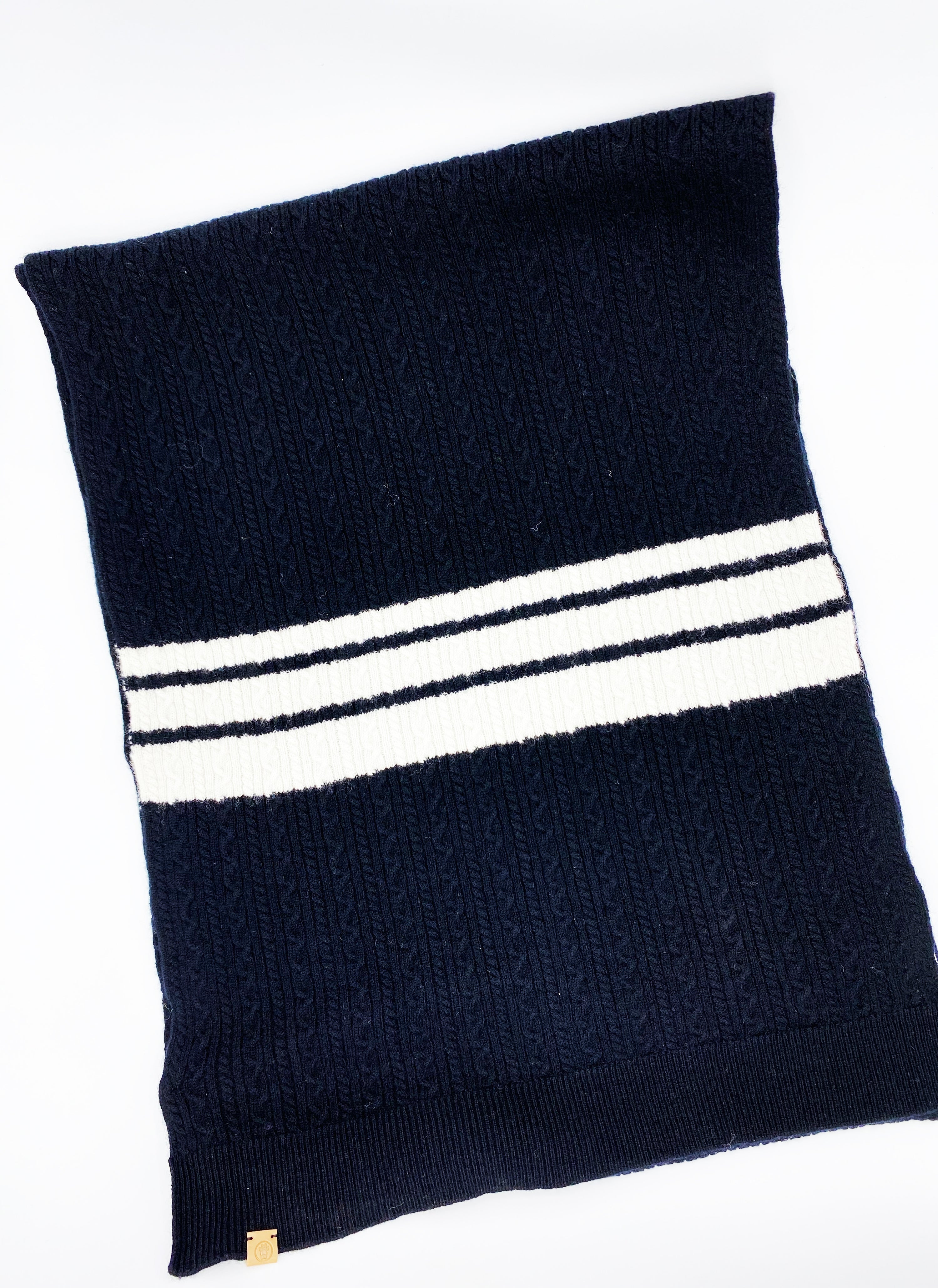 Cashmere Blend Scarf sets for Pets and their humans, Black and White