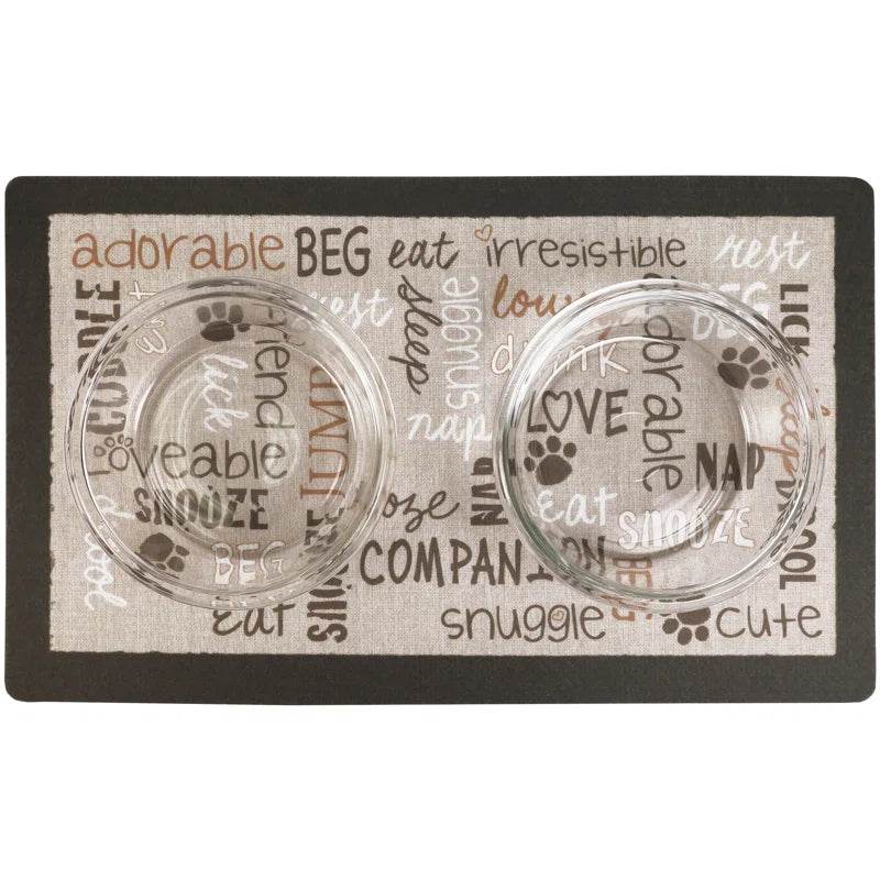 Premium Pet Bowl Placemat – Absorbent & Waterproof