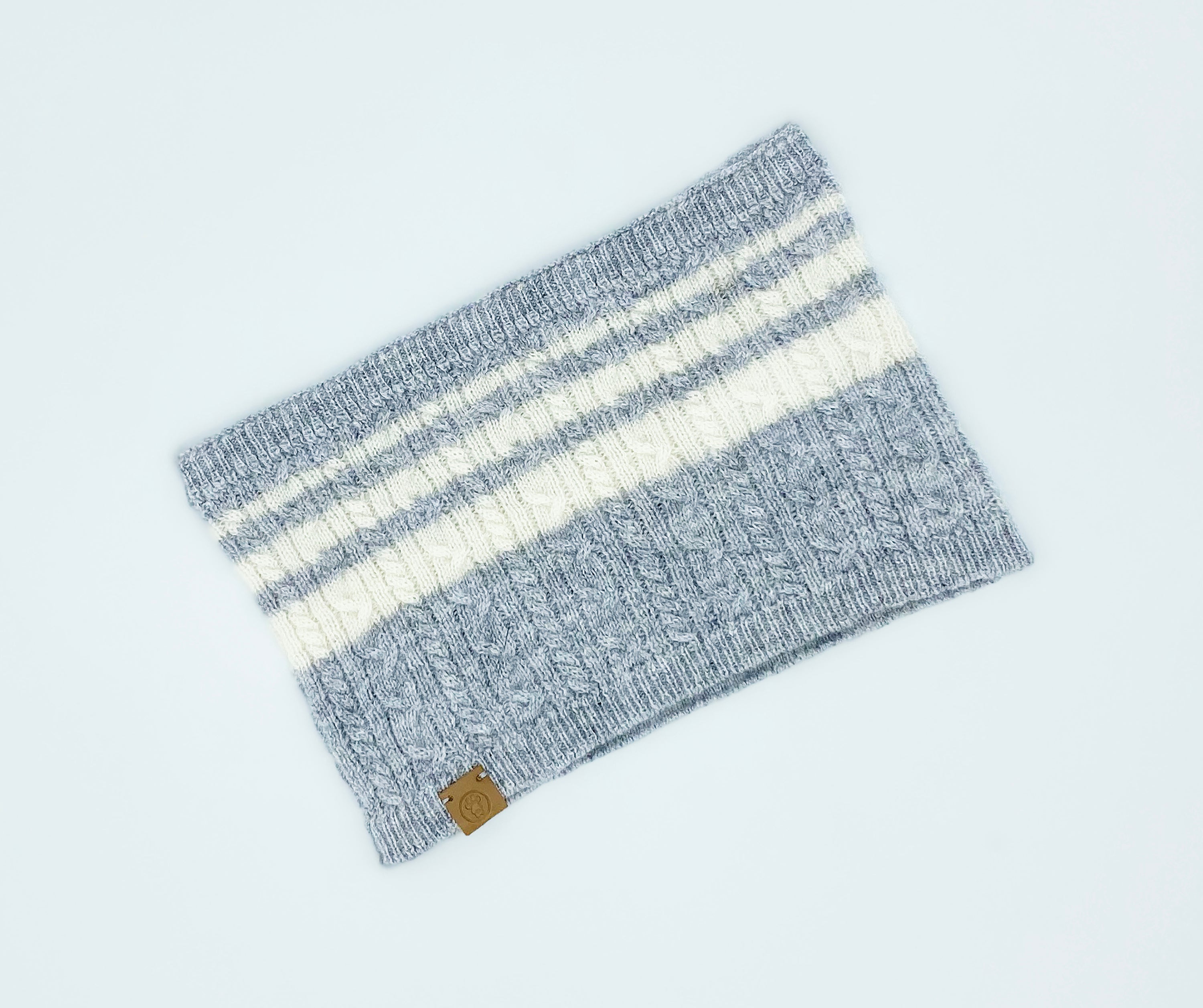 Cashmere Blend Scarf sets for Pets and their humans, Heather Grey