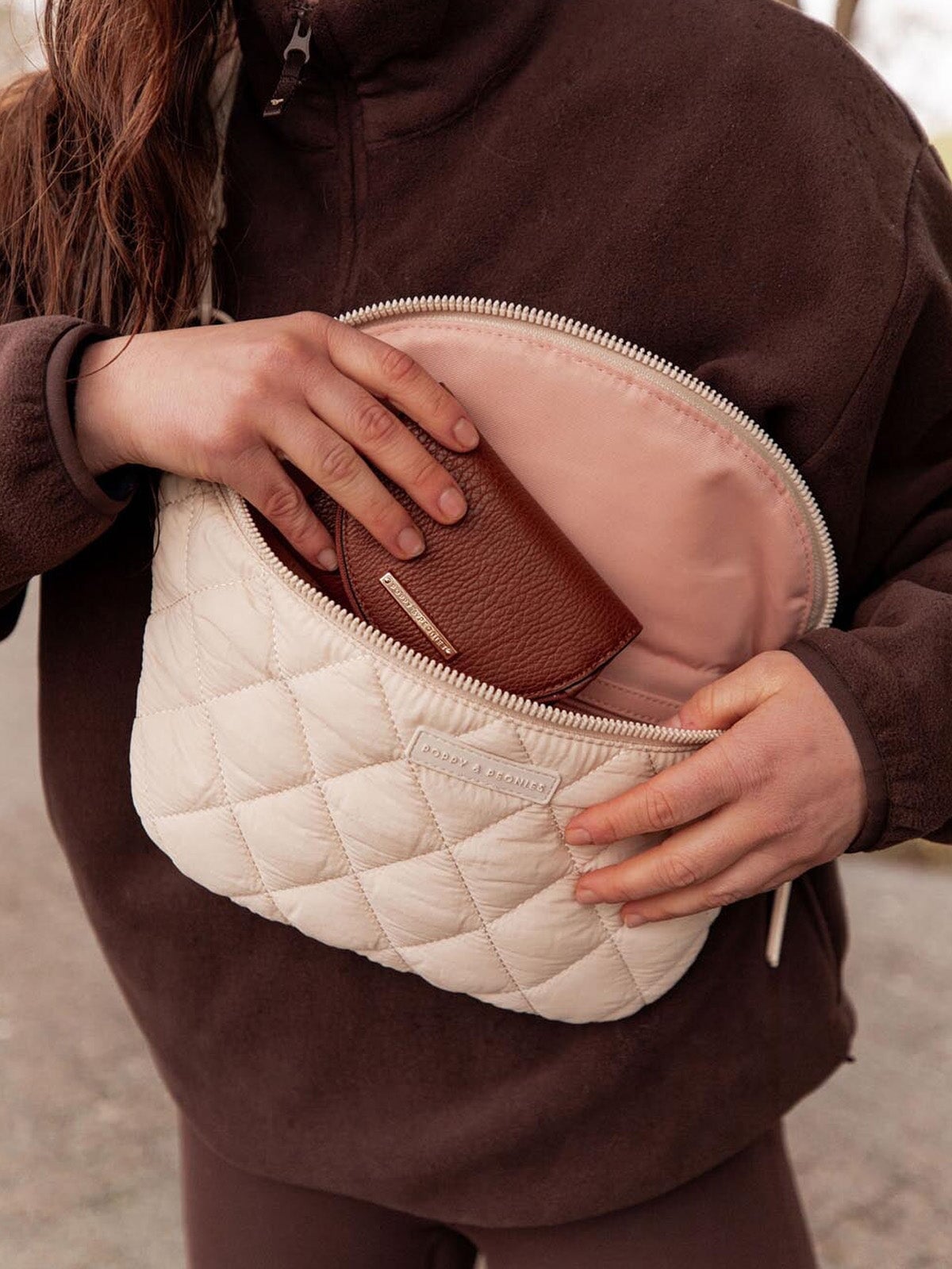 Quilted Large Sidekick Cream