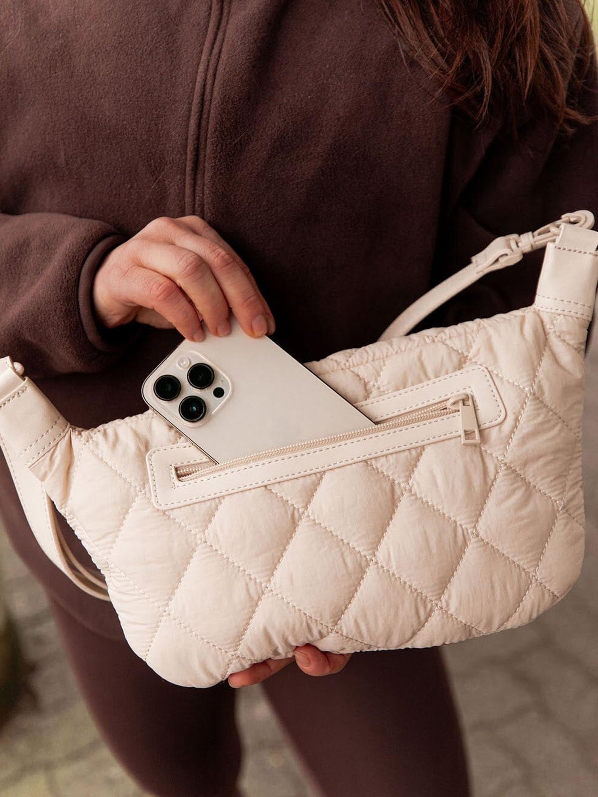 Quilted Large Sidekick Cream