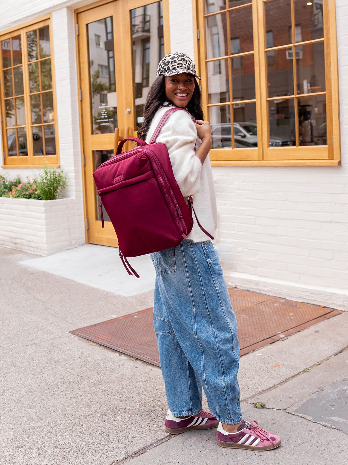 The Flex Backpack Berry